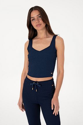 تیشرت سرمه ای زنانه Fitted U.S. Polo Assn. - کد 942148445