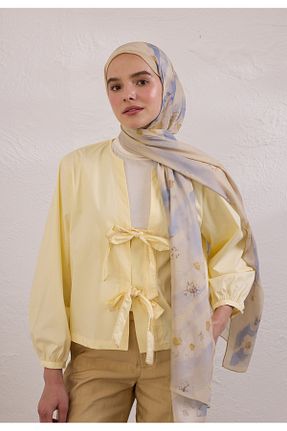 شال بژ زنانه ویسکون Fresh - کد 941927102