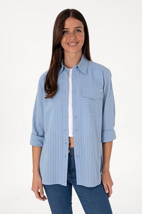 تونیک آبی زنانه بافتنی U.S. Polo Assn. - کد 941914490