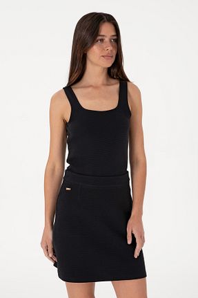 تیشرت مشکی زنانه یقه مربعی U.S. Polo Assn. - کد 941914828