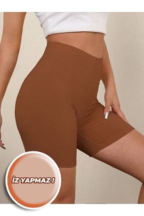 ساق شلواری قهوه ای زنانه بافتنی MİSTİRİK - کد 942367190