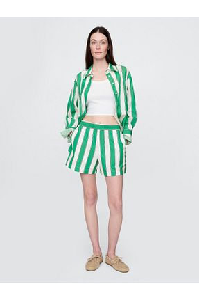 شلوارک و برمودا سبز زنانه رگولار GAP - کد 941941631