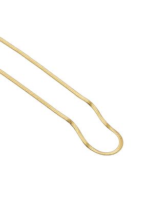 گردنبند استیل ( فولاد ) زرد زنانه استیل ضد زنگ Siya Silver - کد 941992477