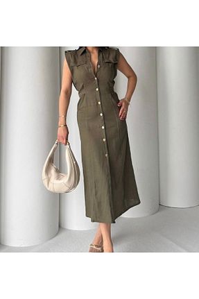 لباس خاکی زنانه بافتنی Kedi Fashion - کد 941994442