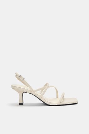صندل نباتی زنانه پاشنه نازک Pull & Bear - کد 941994421