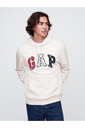 سوئیشرت بژ مردانه چاپی GAP - کد 942021120
