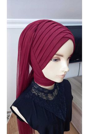 روسری قرمز پلی استر BERKE TUHAFIYE AKSESUAR - کد 942043699