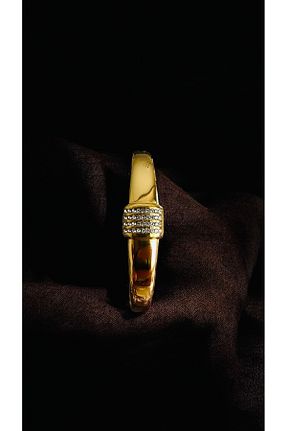 دستبند استیل (فولاد) زرد زنانه استیل ضد زنگ DİLANCA TAKI - کد 942298161