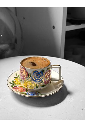 فنجان قهوه رنگی 2 نفره NADY STUDIO - کد 942203269
