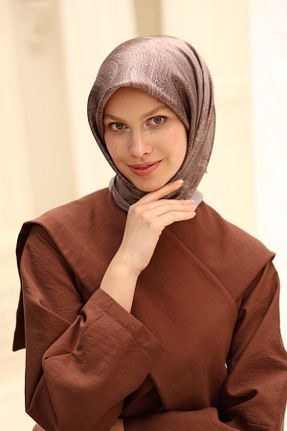 روسری رنگی پلی استر Silk Home - کد 941950079