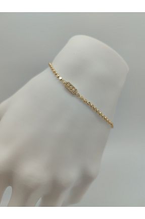 دستبند استیل (فولاد) متالیک زنانه روکش طلا Valora - کد 942245437