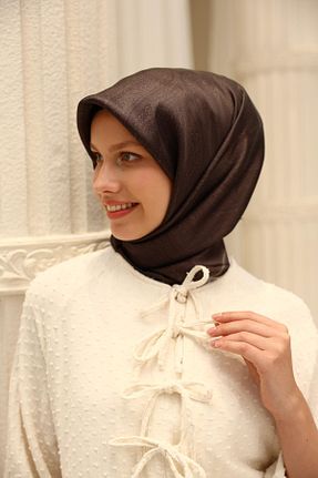 روسری رنگی پلی استر Silk Home - کد 941950053