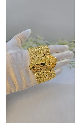 دستبند استیل (فولاد) زرد زنانه روکش طلا michelle takı zerafetin yeni adresi - کد 942265152