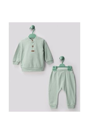 ست نوزادی سبز بچه گانه پنبه ای Evokids - کد 942333595