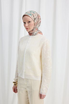روسری رنگی پلی استر cs camellia scarf - کد 942306056