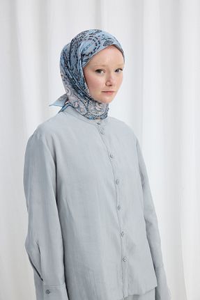 روسری رنگی پلی استر cs camellia scarf - کد 942306036