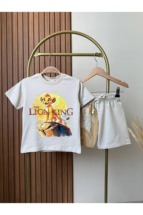 ست بالاتنه و پائین تنه بژ بچه گانه بافت KidsSel - کد 942319154