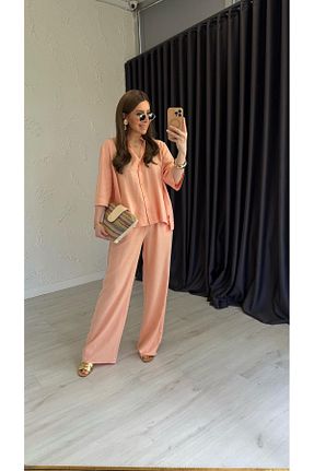 ست بالاتنه و پائین تنه رنگی زنانه بافتنی elif teke - کد 942379416