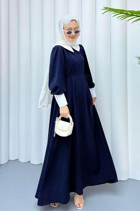 لباس سرمه ای زنانه بافتنی Modaensarbutik - کد 942373925