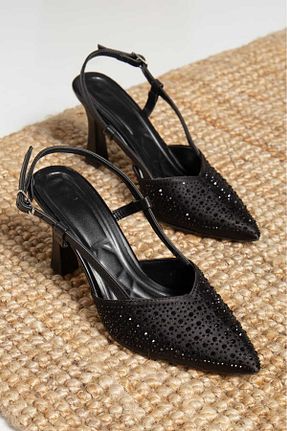 کفش استایلیتو مشکی پاشنه نازک Elegant steps - کد 942499540