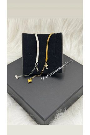 دستبند استیل (فولاد) طلائی زنانه استیل (فولاد) Hediyedukkani - کد 838924609