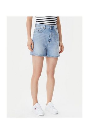 شلوارک و برمودا سرمه ای زنانه مام فیت Tommy Hilfiger - کد 901396057