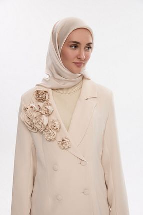 روسری طوسی پنبه پلی استر MİRSOY SCARF - کد 888367334