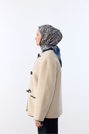 روسری رنگی پنبه پلی استر MİRSOY SCARF - کد 901359383