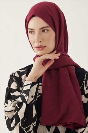 شال زرشکی زنانه MİRSOY SCARF - کد 845619610