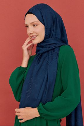 شال سرمه ای زنانه MİRSOY SCARF - کد 846986421