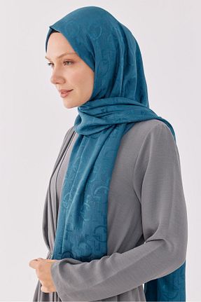 شال آبی زنانه MİRSOY SCARF - کد 845149720
