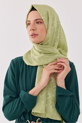 شال سبز زنانه MİRSOY SCARF - کد 845145430