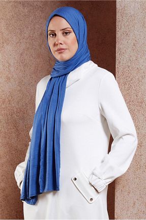 شال سرمه ای زنانه پلی استر Alvina - کد 886652877