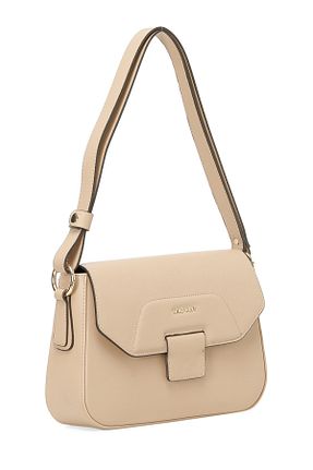 کیف دوشی بژ زنانه چرم مصنوعی Nine West - کد 894015254