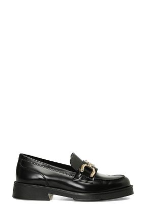 کفش لوفر مشکی زنانه پاشنه کوتاه (1 - 4 سانتی متر) Nine West - کد 898018206