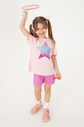 شلوارک و برمودا صورتی بچه گانه Straight U.S. Polo Assn. - کد 929262993