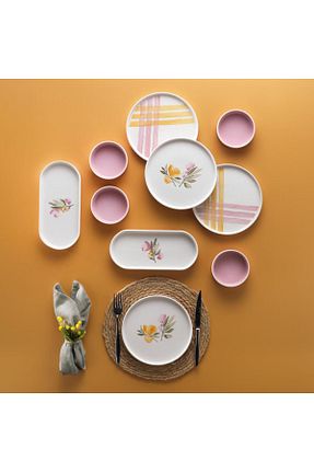سرویس قهوه خوری رنگی 6 نفره Schafer - کد 376134713