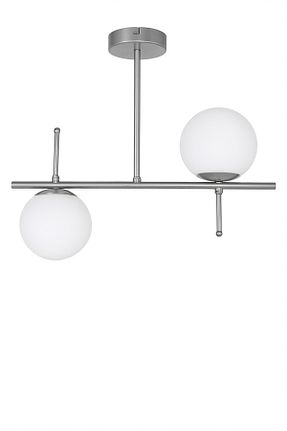لوستر سفید شیشه Fer Avize - کد 752678941