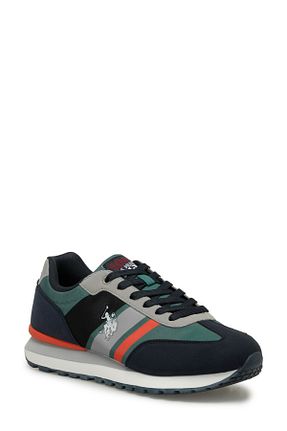 کفش اسنیکر سبز مردانه بند دار U.S. Polo Assn. - کد 826944396