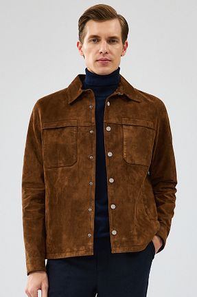 کاپشن قهوه ای مردانه رگولار Derimod - کد 819475546