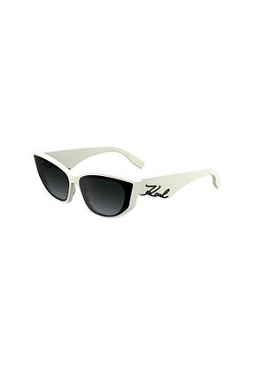 عینک آفتابی سفید زنانه 59+ Karl Lagerfeld - کد 923388910