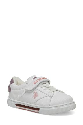 کفش اسنیکر سفید بچه گانه چسبی U.S. Polo Assn. - کد 850748705
