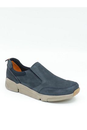 کفش کژوال سرمه ای مردانه چرم خالص Freefoot - کد 822610025
