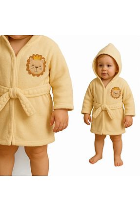 حوله پالتوئی نوزاد و کودک بژ بچه گانه پنبه ای BYS BABY FASHION - کد 942210050