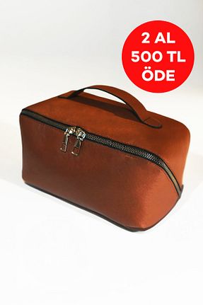 کیف آرایش قهوه ای Arnee - کد 888844216