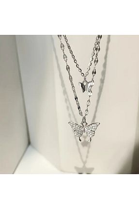 گردنبند جواهر زنانه سنگ FASHİON JEWELRY - کد 863474482