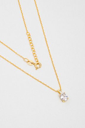 گردنبند نقره زرد زنانه 925 عیار So Chic - کد 785773291