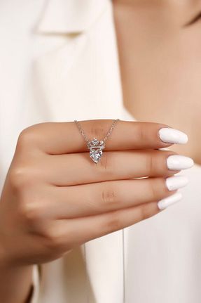 گردنبند نقره سفید زنانه 925 عیار SARIASLAN - کد 177528474