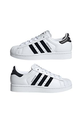 کفش اسنیکر سفید زنانه بند دار adidas - کد 905051131