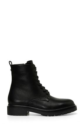بوت / نیم بوت مشکی زنانه چرم خالص Nine West - کد 843605330